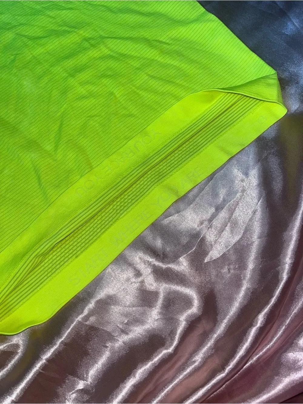 lululemon athletica Neon Lime Short Sleeve Performance Tee